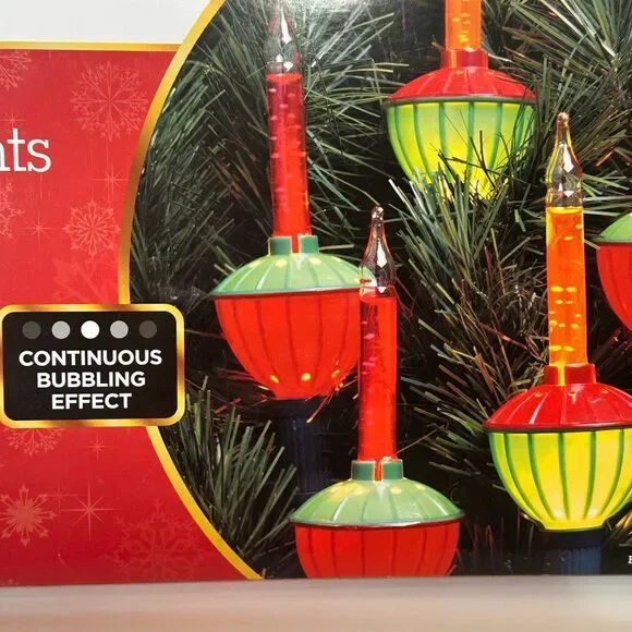 Sylvania Traditional Bubble Christmas Lights (7 count) New in Box - Picture 13 of 16